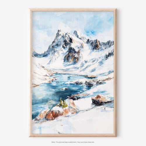01 - Gates of the Arctic National Park Watercolor Art - Digital Downloads - Main.jpg