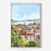 01 - Geneva Switzerland Watercolor Art - Digital Downloads - Main.jpg
