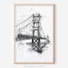 01 - Golden Gate Bridge Pencil Drawing Art - Digital Downloads - Main.jpg