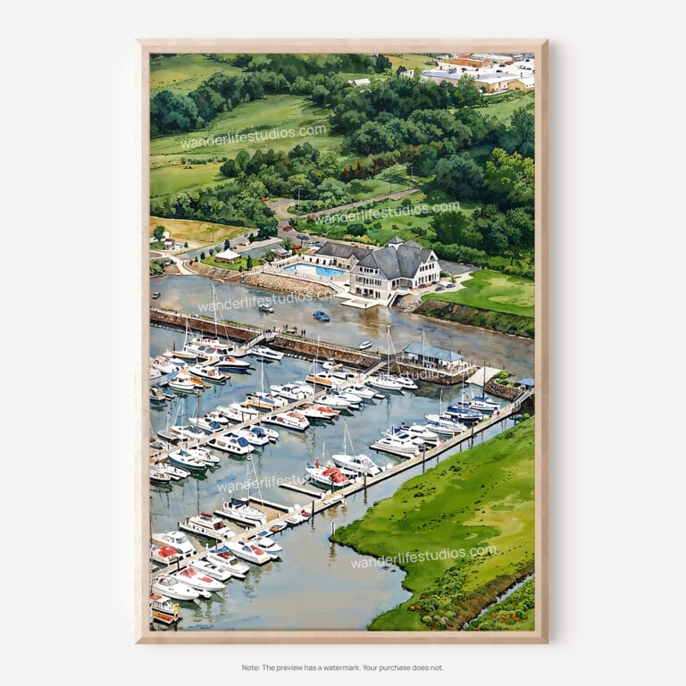 01 - Guilford Yacht Club Watercolor Art - Digital Downloads - Main.jpg