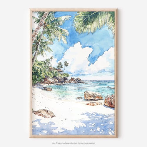 01 - Hawaii Watercolor Art - Digital Downloads - Main.jpg