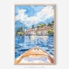 01 - Lake Como Boat View Watercolor Art - Digital Downloads - Main.jpg