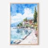 01 - Lake Garda Italy Watercolor Art - Digital Downloads - Main.jpg