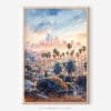 01 - Los Angeles Skyline Watercolor Art - Digital Downloads - Main.jpg
