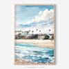 01 - Los Angeles Waterfront Homes Watercolor Art - Digital Downloads - Main.jpg