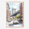 01 - Manhattan bridge Watercolor Art - Digital Downloads - Main.jpg