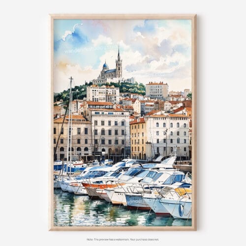 01 - Marseilles Watercolor Art - Digital Downloads - Main.jpg