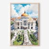 01 - Mexico Palacio de Bellas Artes Watercolor Art - Digital Downloads - Main.jpg