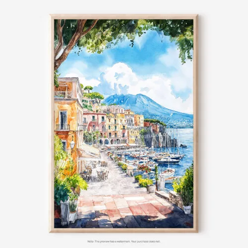 01 - Naples Watercolor Art - Digital Downloads - Main.jpg
