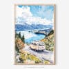 01 - New Zealand Queenstown Watercolor Art - Digital Downloads - Main.jpg