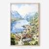 01 - Norwegian Fjords Watercolor Art - Digital Downloads - Main.jpg