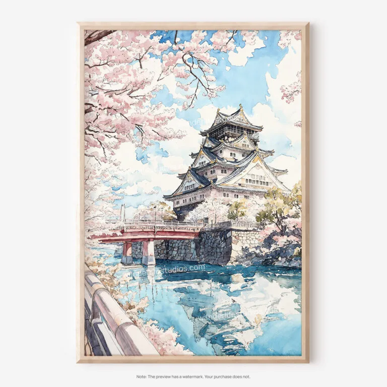 Japan City Art Collection - WanderLife Studios