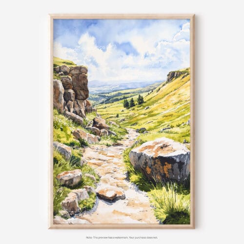 01 - Peak District Watercolor Art - Digital Downloads - Main.jpg