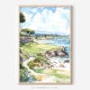 01 - Pebble Beach Golf Course Watercolor Art - Digital Downloads - Main.jpg