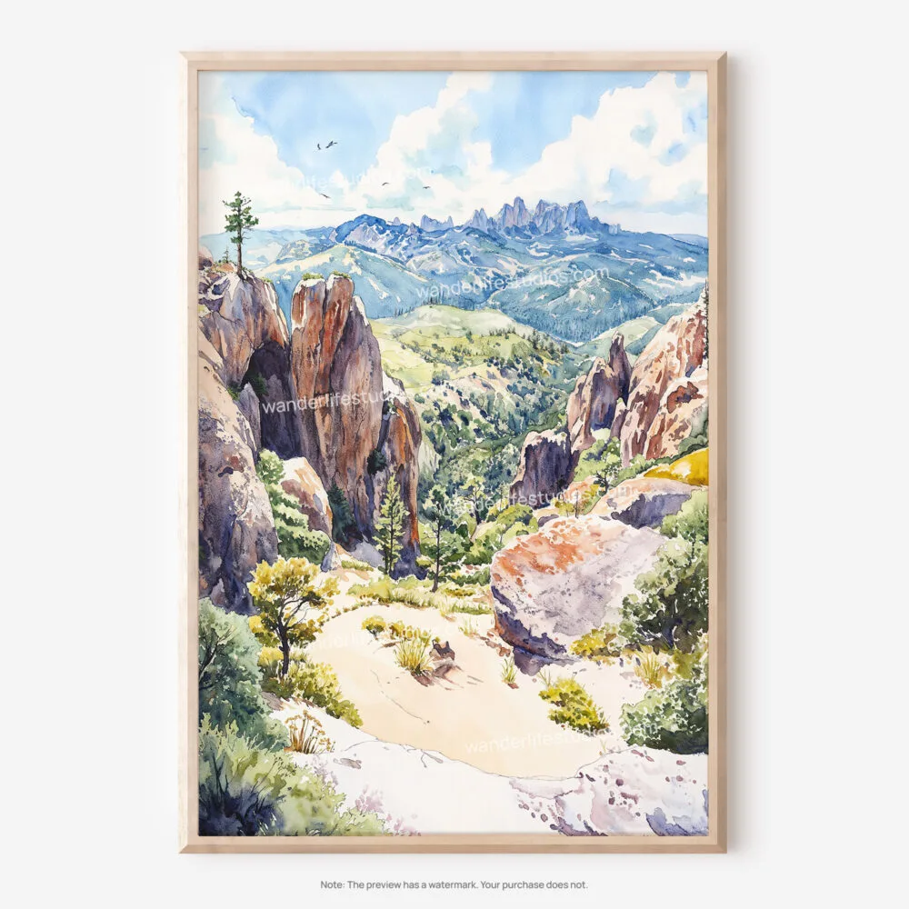 01 - Pinnacles National Park Watercolor Art - Digital Downloads - Main.jpg 01 - Pinnacles National Park Watercolor Art - Digital Downloads - Main.jpg