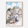 01 - Rio De Janeiro Favelas Watercolor Art - Digital Downloads - Main.jpg