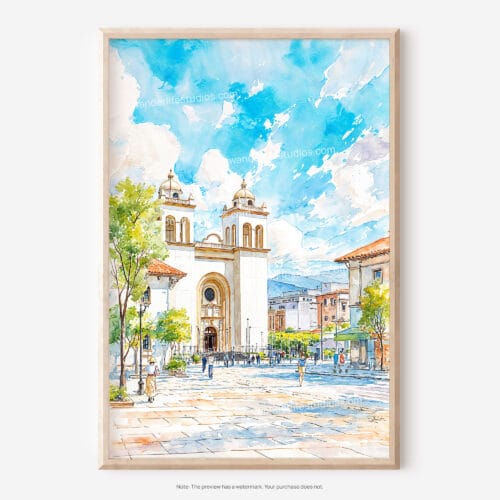 01 - San Salvador Watercolor Art - Digital Downloads - Main.jpg