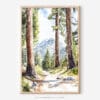 01 - Sequoia National Park Watercolor Art - Digital Downloads - Main.jpg
