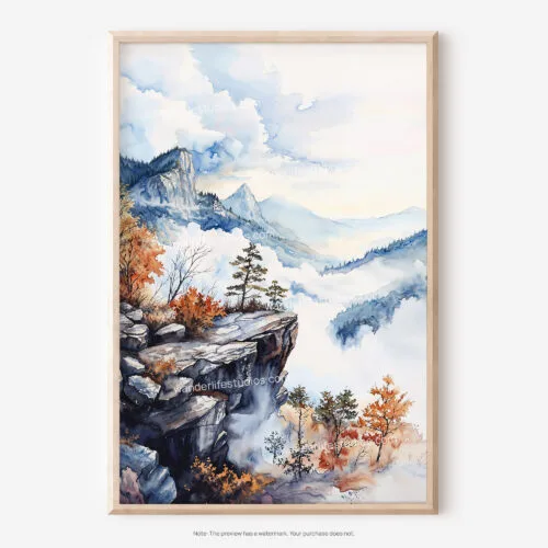 01 - Shenandoah national park watercolor Art - Digital Downloads - Main.jpg