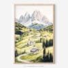 01 - The Dolomites Watercolor Art - Digital Downloads - Main.jpg