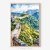 01 - The Great Wall of China Watercolor Art - Digital Downloads - Main.jpg