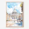 01 - The Vatican Watercolor Art - Digital Downloads - Main.jpg