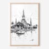 01 - Wat arun 1 Pencil Drawing Art - Digital Downloads - Main.jpg