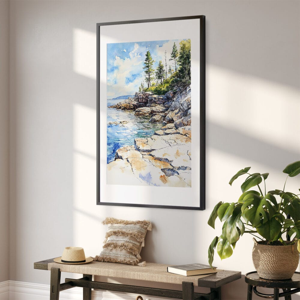 02 - Acadia National Park Watercolor Art - Digital Downloads - Hallway.jpg 02 - Acadia National Park Watercolor Art - Digital Downloads - Hallway.jpg