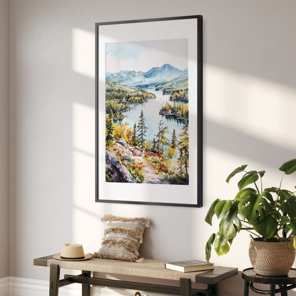 02 - Adirondack Mountains Watercolor Art - Digital Downloads - Hallway.jpg 02 - Adirondack Mountains Watercolor Art - Digital Downloads - Hallway.jpg