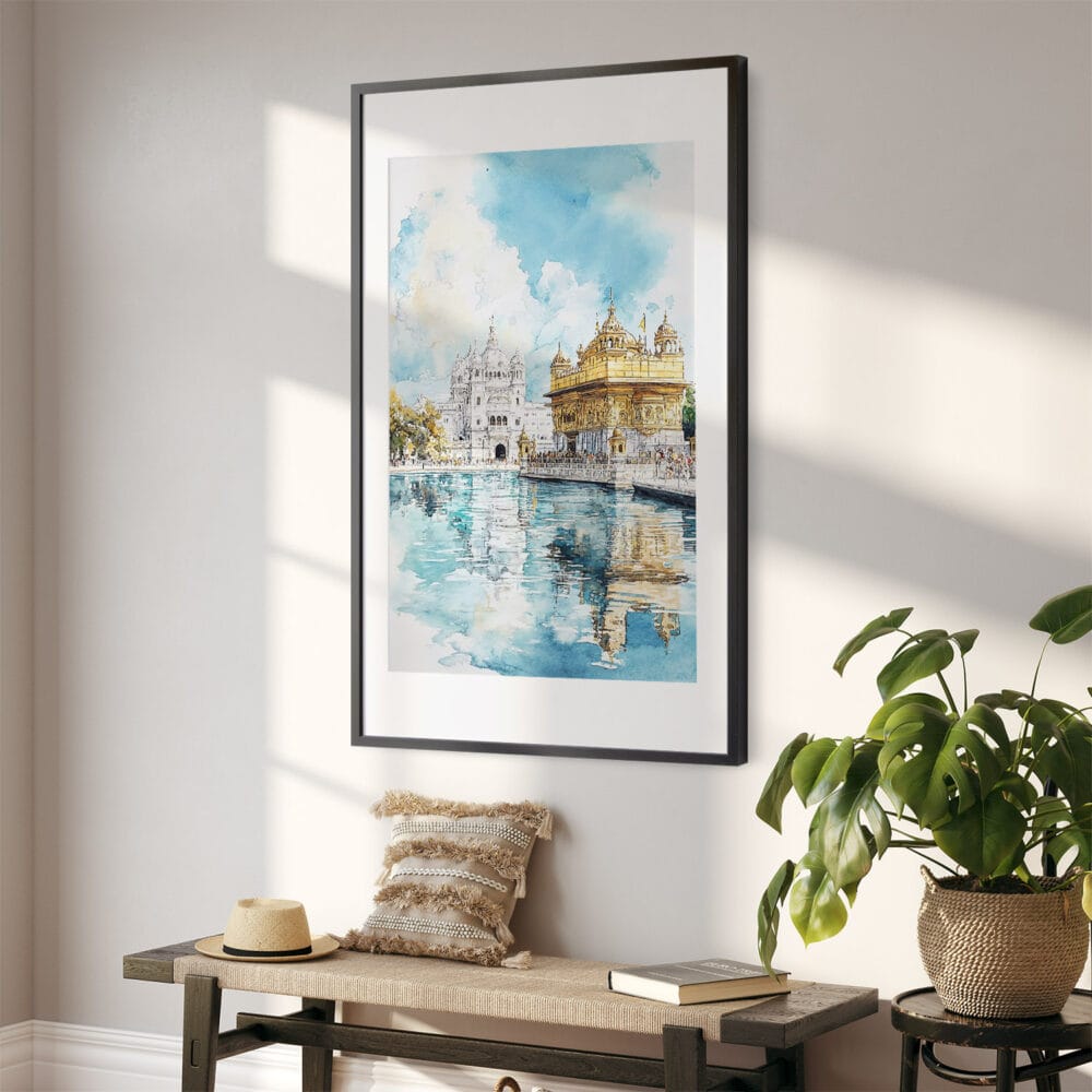 02 - Amritsar Golden Temple Painting Art - Digital Downloads - Hallway.jpg 02 - Amritsar Golden Temple Painting Art - Digital Downloads - Hallway.jpg