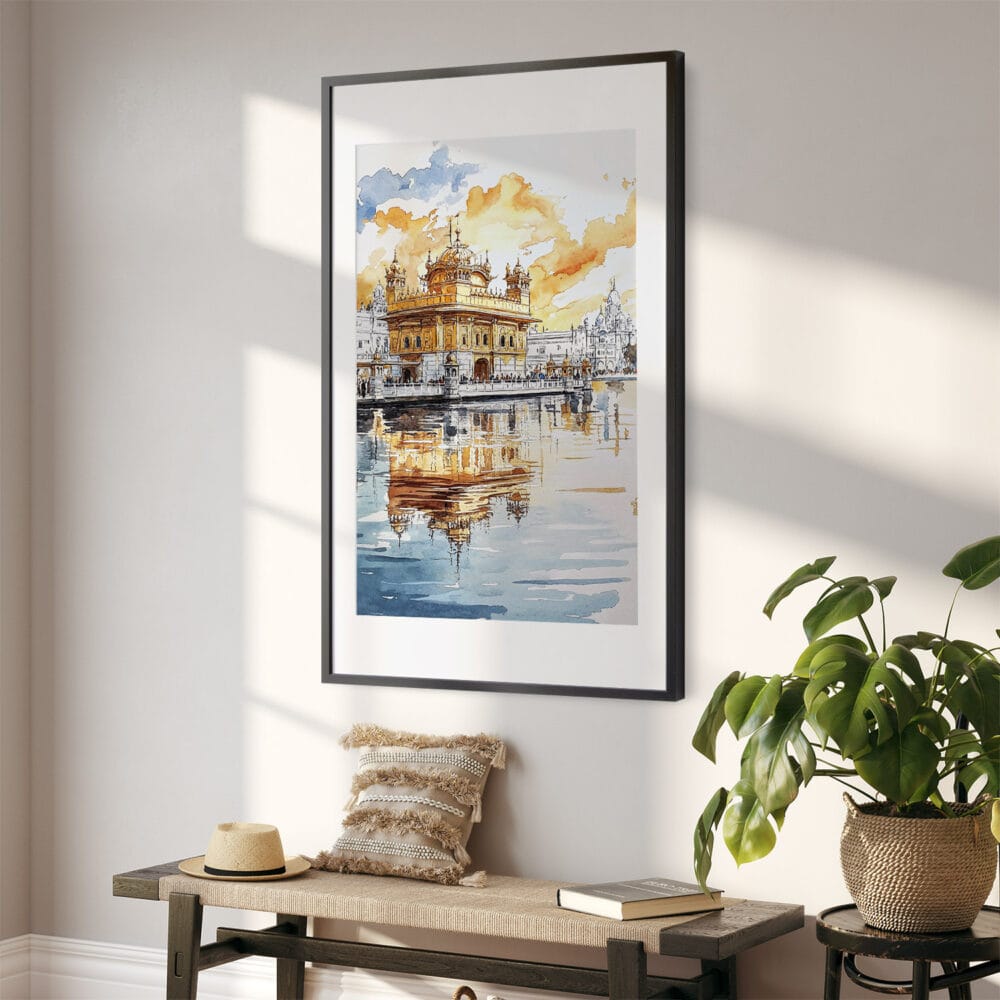 02 - Amritsar Golden Temple Watercolor Art - Digital Downloads - Hallway.jpg 02 - Amritsar Golden Temple Watercolor Art - Digital Downloads - Hallway.jpg