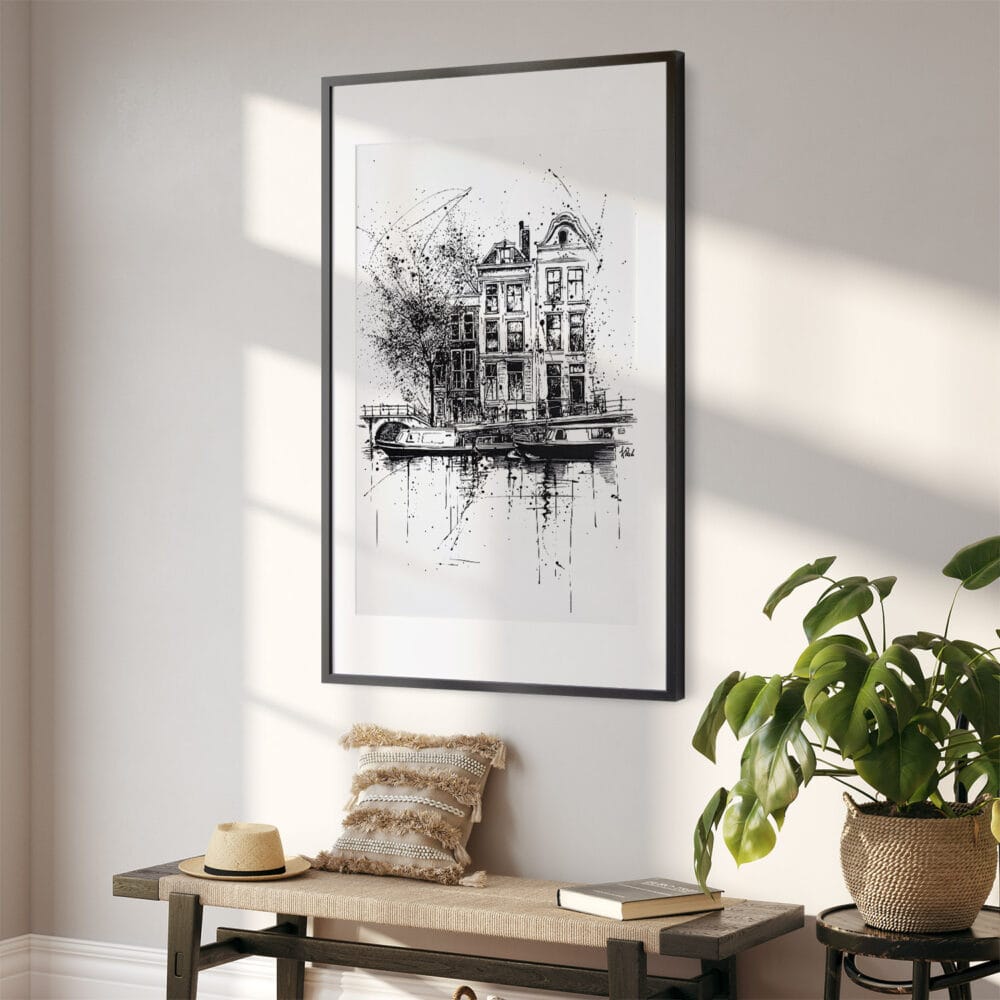 02 - Amsterdam Pencil Drawing - 3 Art - Digital Downloads - Hallway.jpg 02 - Amsterdam Pencil Drawing - 3 Art - Digital Downloads - Hallway.jpg