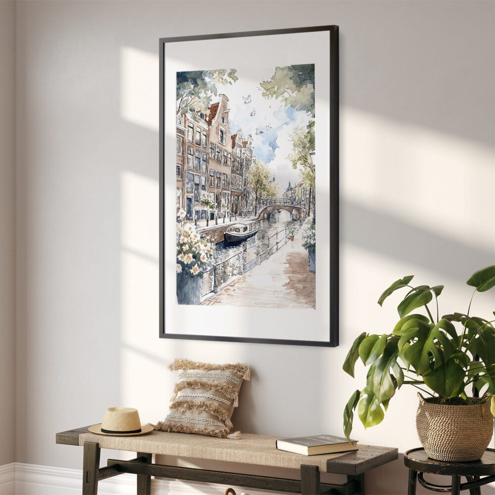 02 - Amsterdam Watercolor 2 Art - Digital Downloads - Hallway.jpg 02 - Amsterdam Watercolor 2 Art - Digital Downloads - Hallway.jpg