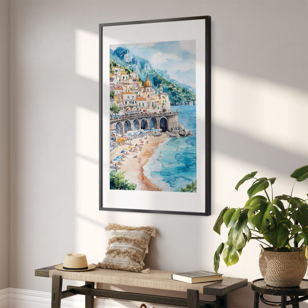 02 - Atrani Italy Watercolor Art - Digital Downloads - Hallway.jpg 02 - Atrani Italy Watercolor Art - Digital Downloads - Hallway.jpg