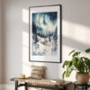 02 - Aurora Lapland Finland Watercolor Art - Digital Downloads - Hallway.jpg