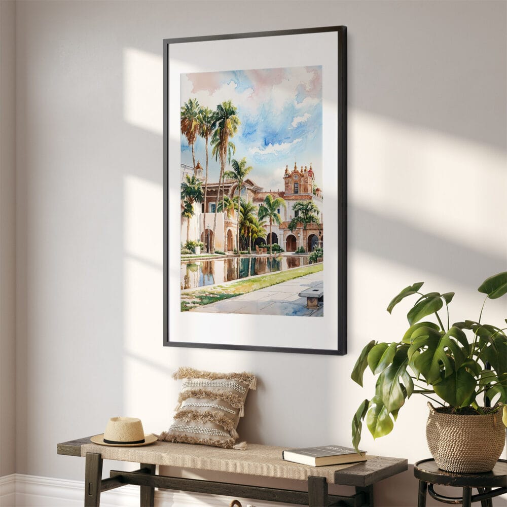 02 - Balboa Park Watercolor Art - Digital Downloads - Hallway.jpg 02 - Balboa Park Watercolor Art - Digital Downloads - Hallway.jpg