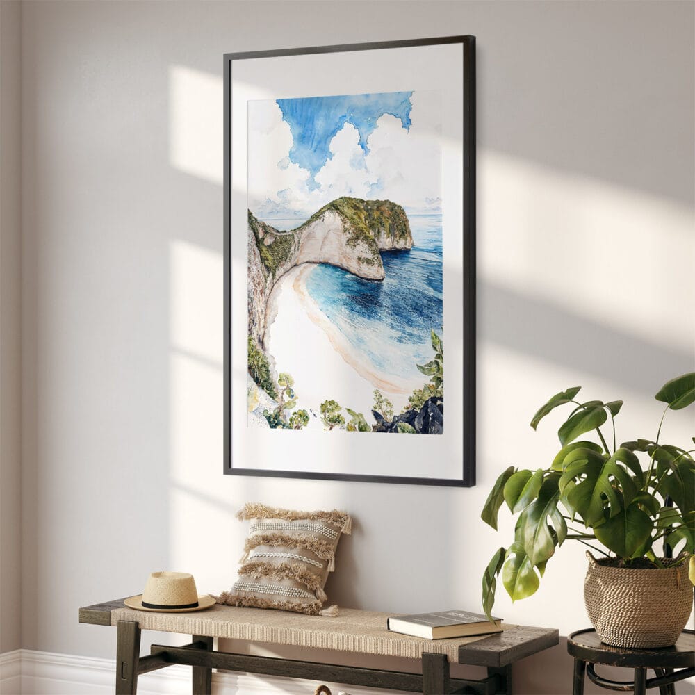 02 - Bali Nusa Penida Watercolor Art - Digital Downloads - Hallway.jpg 02 - Bali Nusa Penida Watercolor Art - Digital Downloads - Hallway.jpg