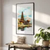 02 - Bali Temple Watercolor Art - Digital Downloads - Hallway.jpg