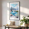 02 - Banff National Park Watercolor Art - Digital Downloads - Hallway.jpg