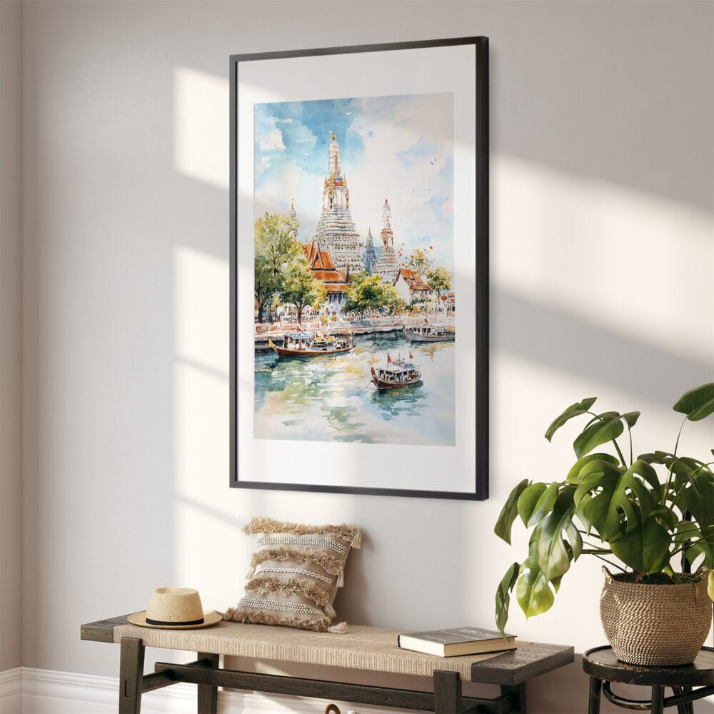 02 - Bangkok Wat Arun Watercolor Art - Digital Downloads - Hallway.jpg 02 - Bangkok Wat Arun Watercolor Art - Digital Downloads - Hallway.jpg