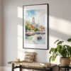 02 - Bangkok Wat Arun Watercolor Art - Digital Downloads - Hallway.jpg