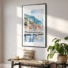 02 - Bergen Norway Waterfront Watercolor Art - Digital Downloads - Hallway.jpg