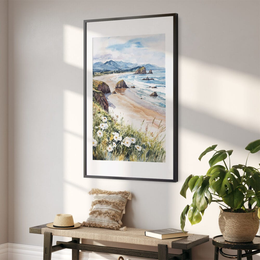 02 - Cannon Beach Oregon Watercolor Art - Digital Downloads - Hallway.jpg 02 - Cannon Beach Oregon Watercolor Art - Digital Downloads - Hallway.jpg