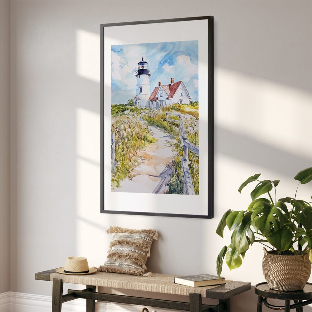 02 - Cape Cod Nobska Watercolor Art - Digital Downloads - Hallway.jpg 02 - Cape Cod Nobska Watercolor Art - Digital Downloads - Hallway.jpg