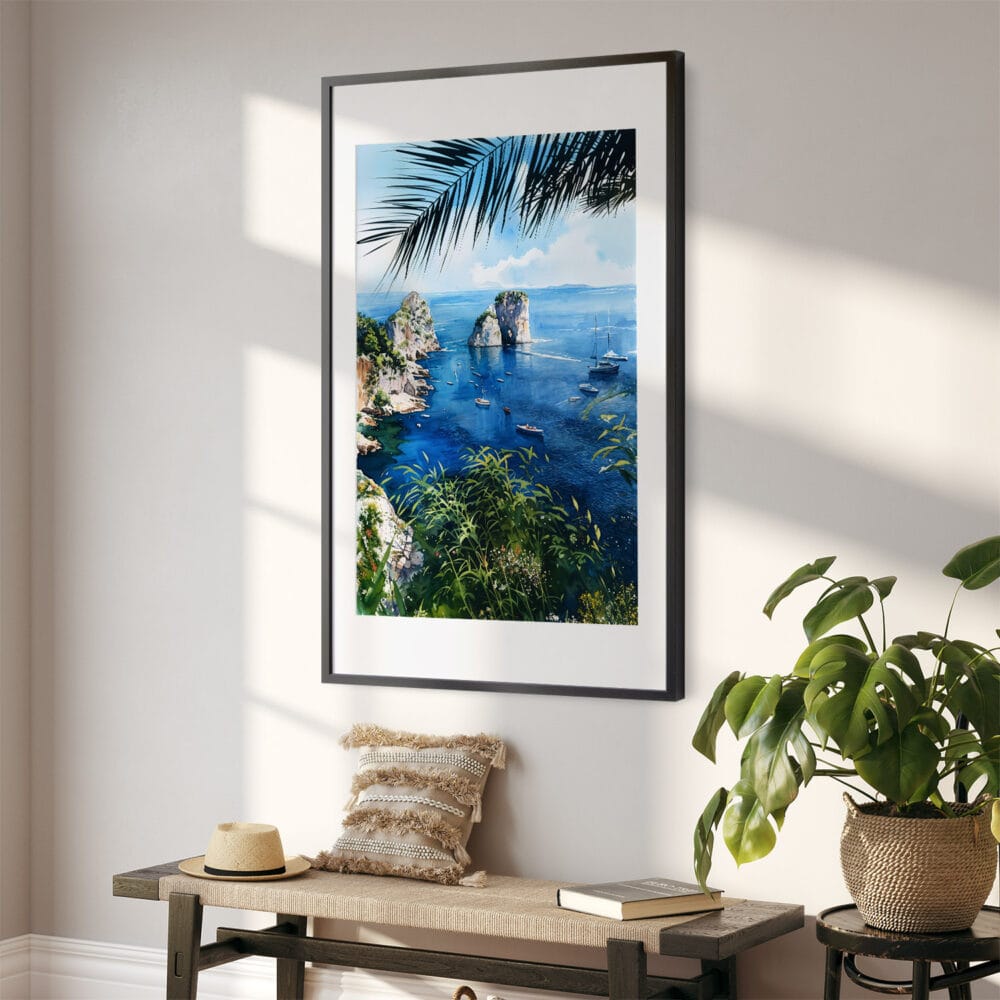 02 - Capri Italy Watercolor Art - Digital Downloads - Hallway.jpg 02 - Capri Italy Watercolor Art - Digital Downloads - Hallway.jpg