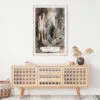 02 - Carlsbad Caverns Watercolor Art Print Hanging above Shelf.jpg