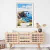 02 - Channel Islands National Park Watercolor Art Print Hanging above Shelf.jpg