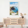 02 - Channel Islands National Park Watercolor Art Print Hanging above Shelf.jpg