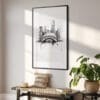 02 - Chicago - The Bean Pencil Drawing Art - Digital Downloads - Hallway.jpg