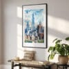 02 - Chicago Willis Tower Watercolor Art - Digital Downloads - Hallway.jpg